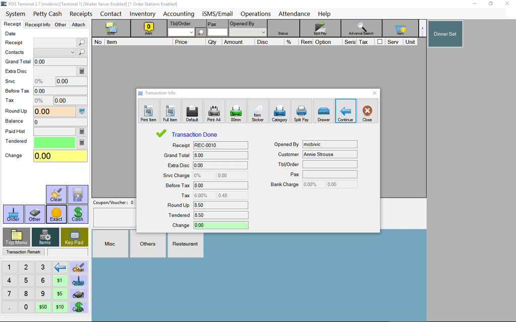 pos system deposits services